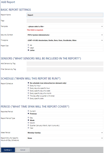Add Report Assistant Add Report Assistant