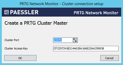 PRTG Administrator: Creating a Cluster Master PRTG Administrator: Creating a Cluster Master