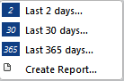 Context Menu Historic Data Context Menu Historic Data